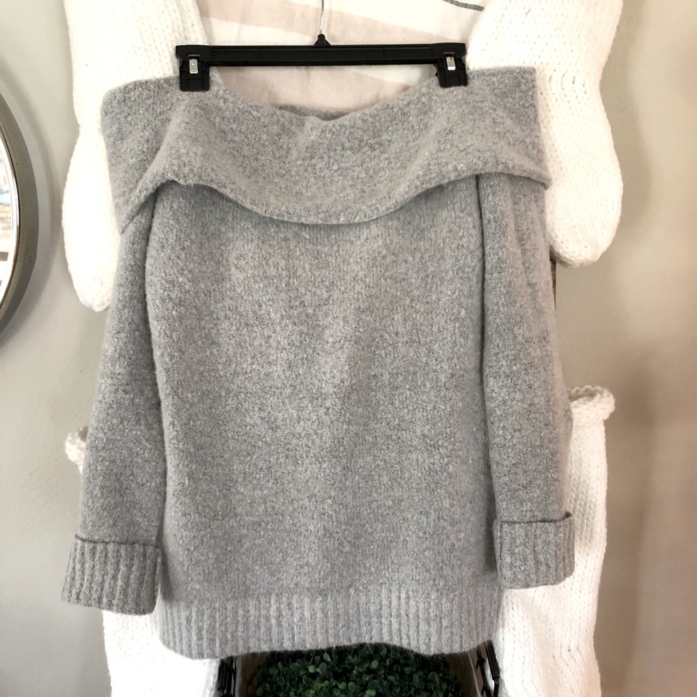 Off the shoulder sweater